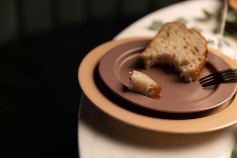 polaathome LIM 純色系列22公分主食盤 奶茶杏╱17公分點心盤 紅豆棕／餐點與器皿／M