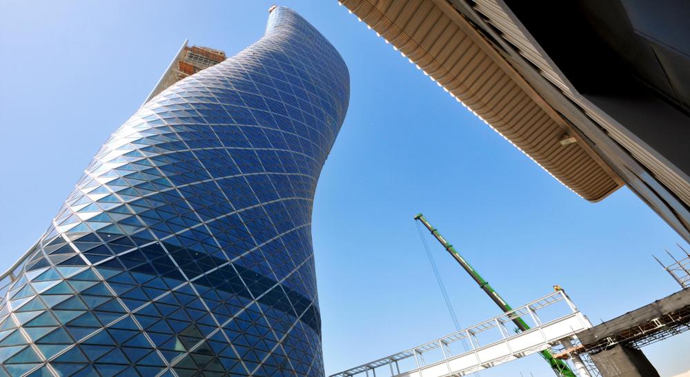 建築物外觀／Hyatt Capital Gate Abu Dhabi／阿布達比／阿拉伯聯合大公國