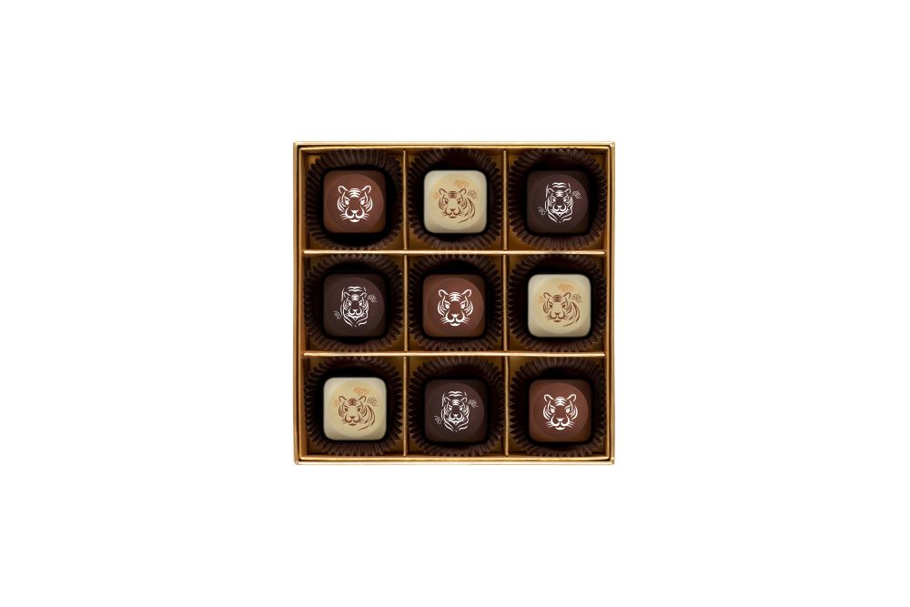 新年巧克力禮盒9顆裝／GODIVA／台灣