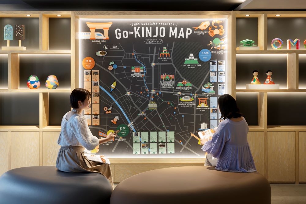 GO-KINJO 地圖／OMO5 金澤片町／星野集團／日本
