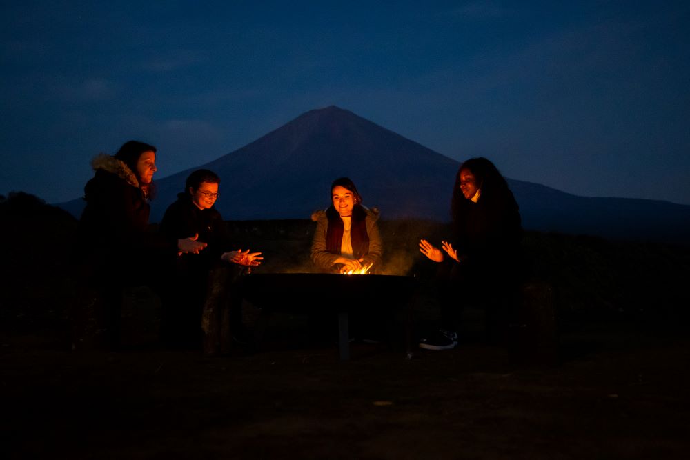 篝火／Mt. Fuji Satoyama Vacation／日本