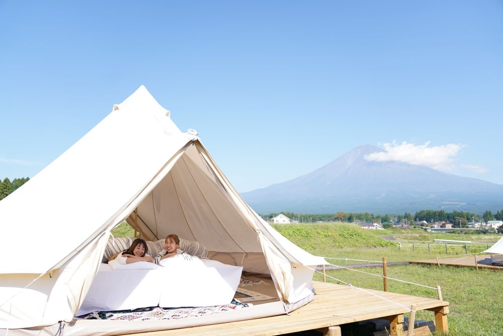 帳篷／Mt. Fuji Satoyama Vacation／日本