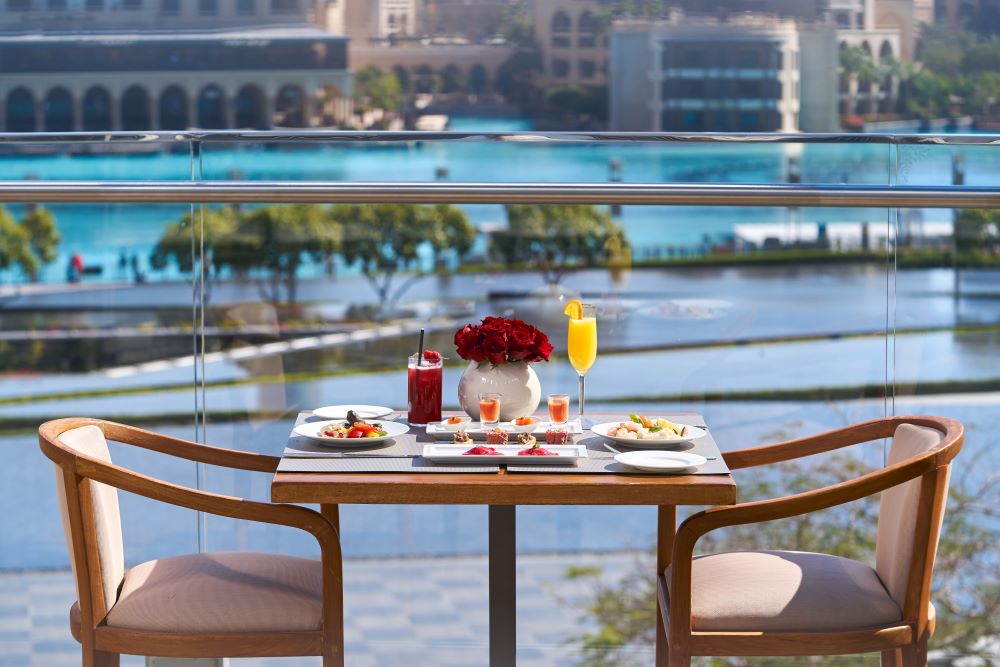 早午餐／戶外座位／ Armani / Mediterraneo／阿瑪尼飯店／杜拜
