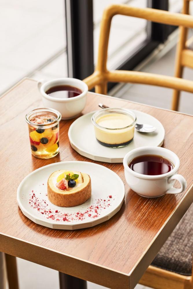 日東紅茶與蛋糕捲／餐廳／浪漫特快博物館／神奈川／日本