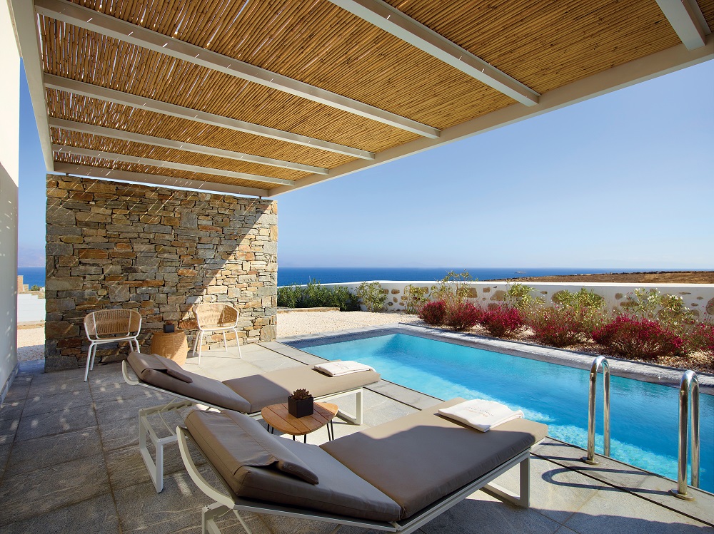 私人泳池／Summer Senses Luxury Resort／帕羅斯島／希臘