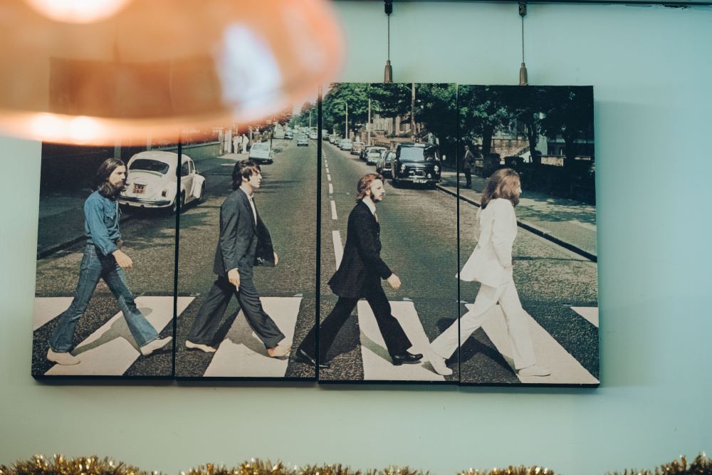 《Abbey Road》專輯封面海報／艾比路唱片行 Abbey Road／高雄／台灣