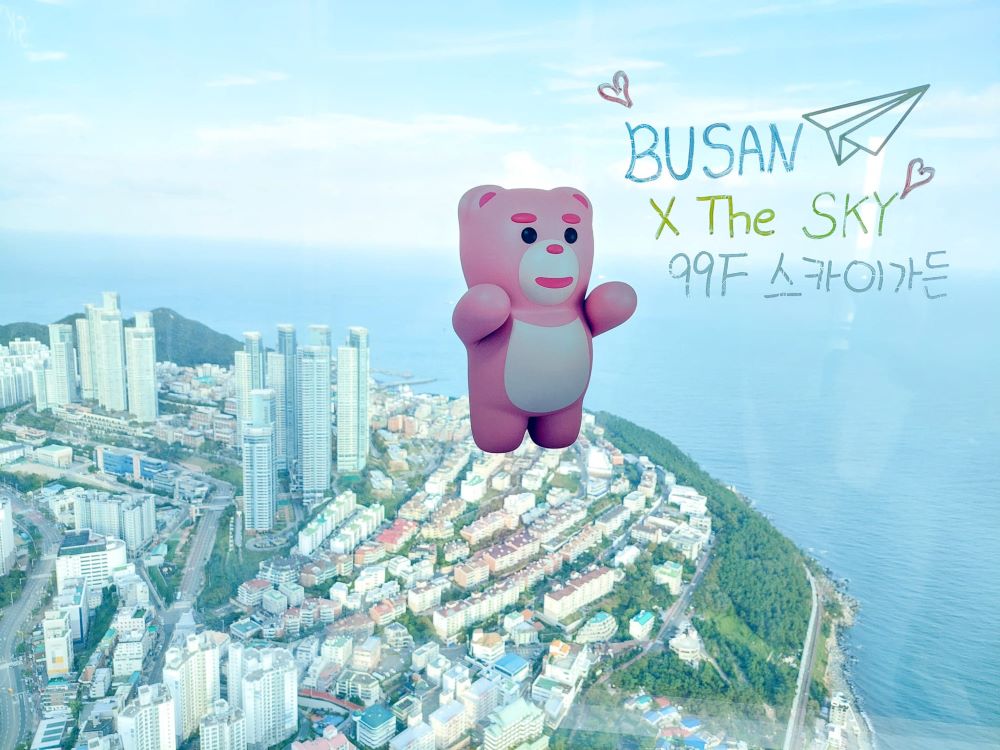大片玻璃帷幕／Busan ╳ The Sky 展望台／釜山／韓國