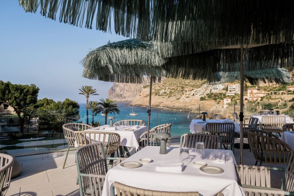 餐廳座位／El Vicenç de la Mar／飯店／馬略卡島／西班牙