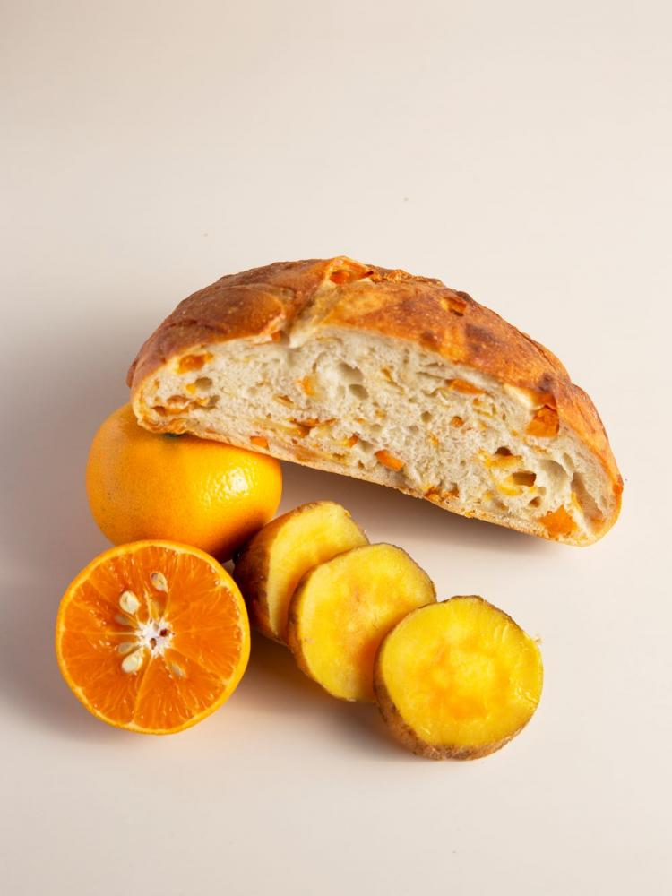 柑橘黃金地瓜麵包／LA ONE／高雄／台灣