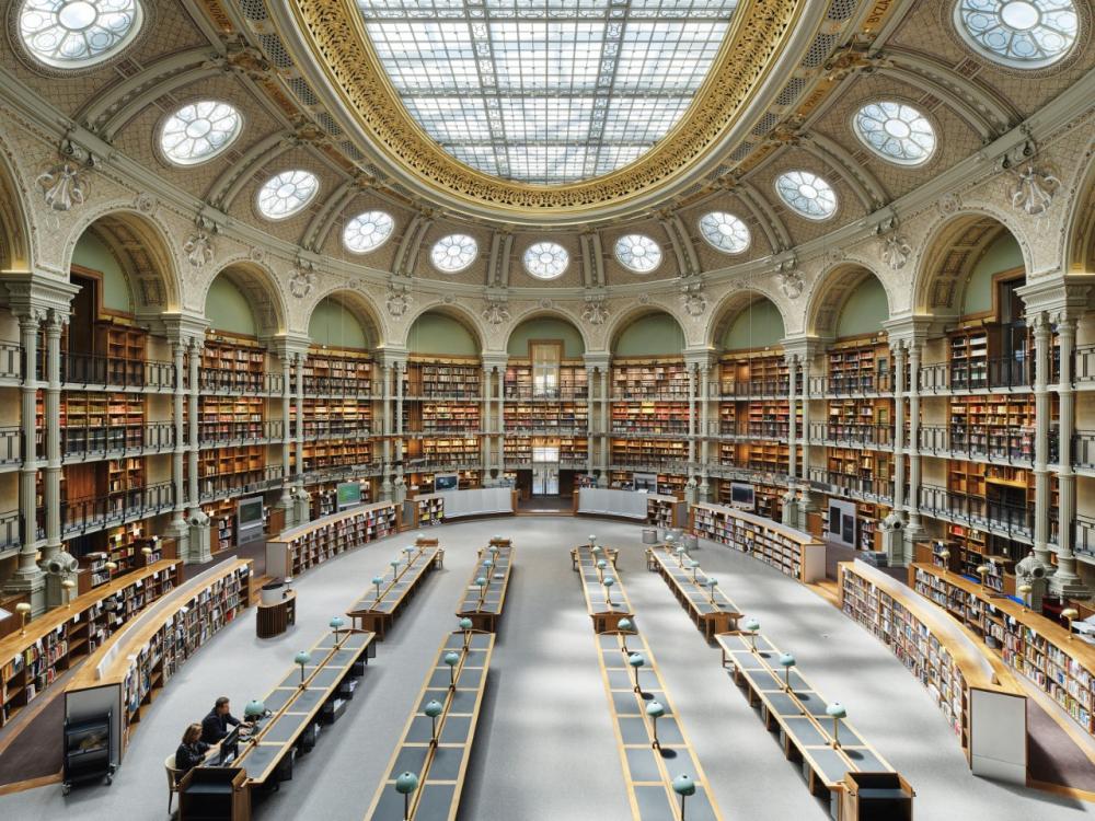 橢圓廳／法國國家圖書館／巴黎／法國