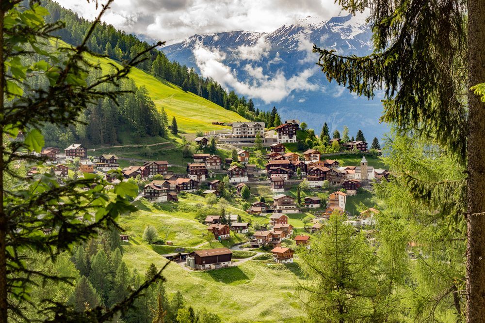 Tschiertschen／夏季旅遊景點／格勞賓登州／瑞士