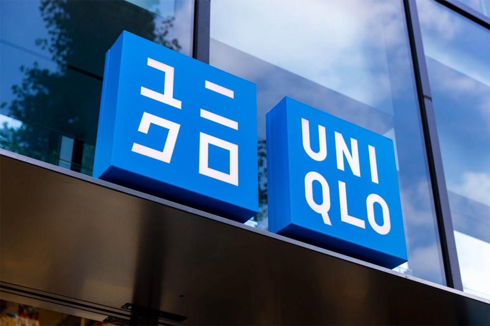 日本/原宿/UNIQLO/logo/藍色