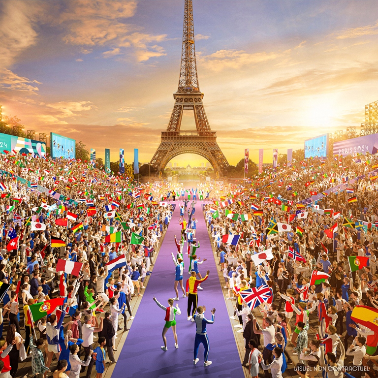 意象圖／2024巴黎奧運／巴黎／法國