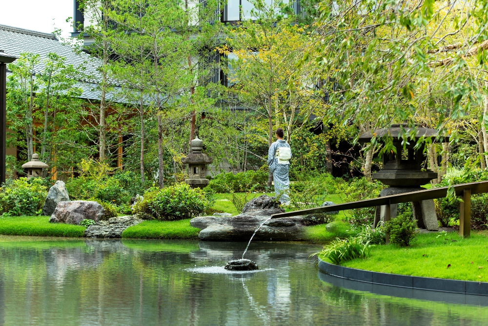 庭園風景／Hotel The Mitsui Kyoto／飯店／京都／日本