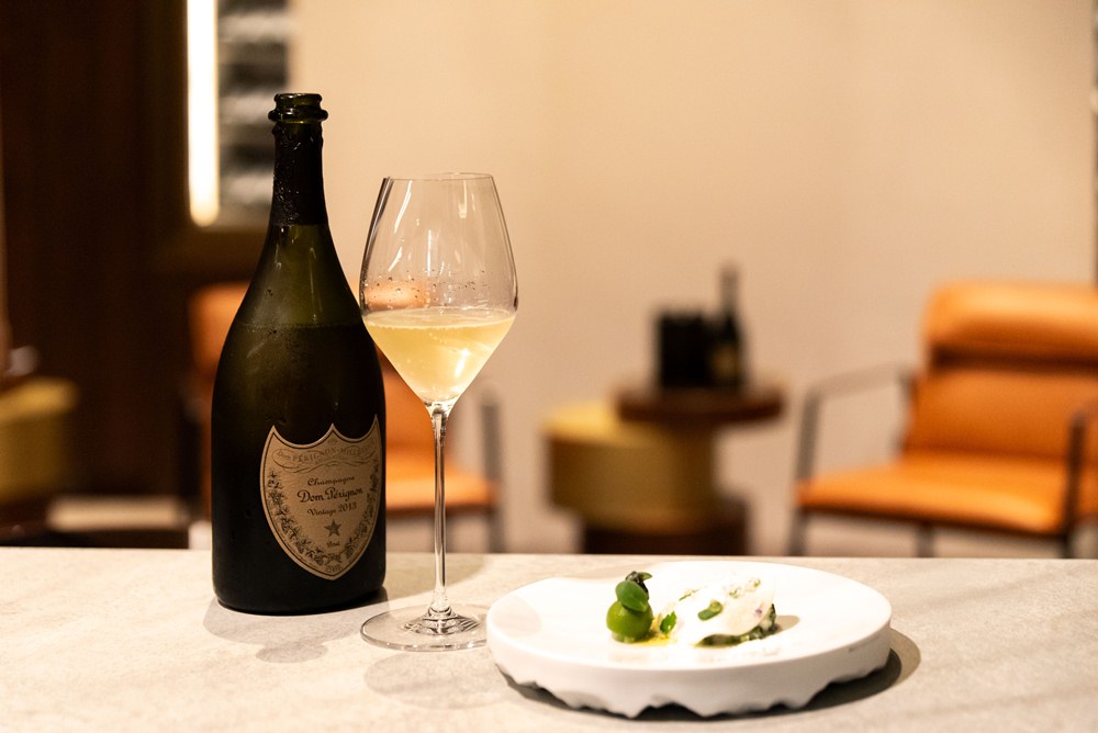 全台唯一香檳王尊榮品酩菜單在台北睿麗餐廳！當 La Vie 遇上 Dom Pérignon 所產生的美味饗宴