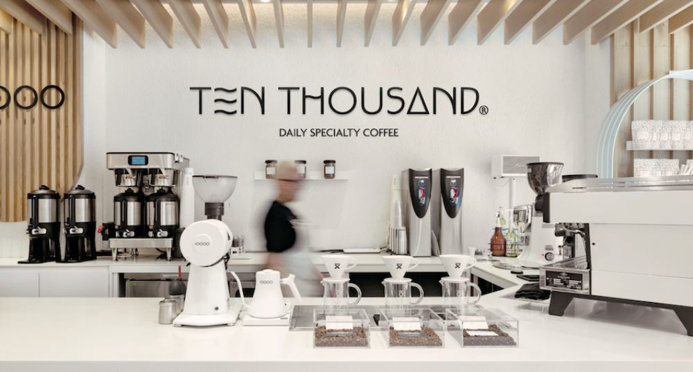 品牌示意圖／Ten Thousand Coffee／咖啡館／紐約／美國