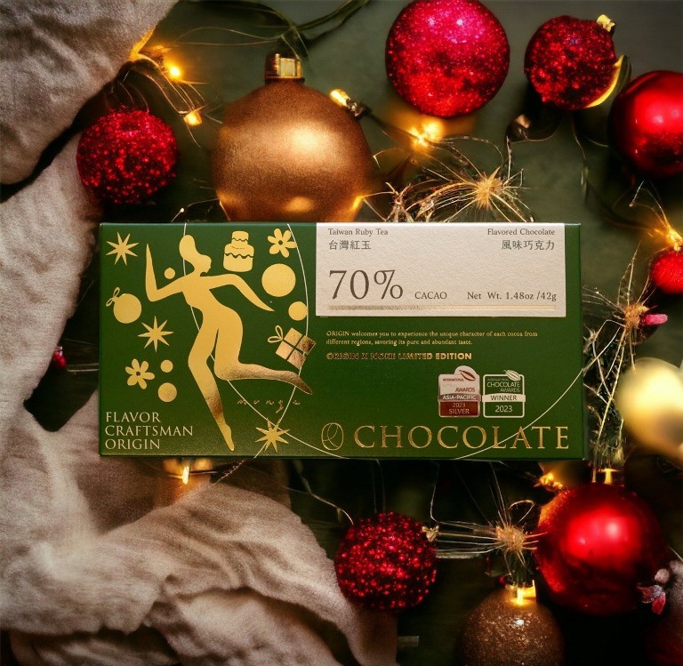 ORIGIN 巧克力即日起~12/3進駐「NOKE 忠泰樂生活」聖誕季活動！聯名法國藝術家推聖誕限定包裝