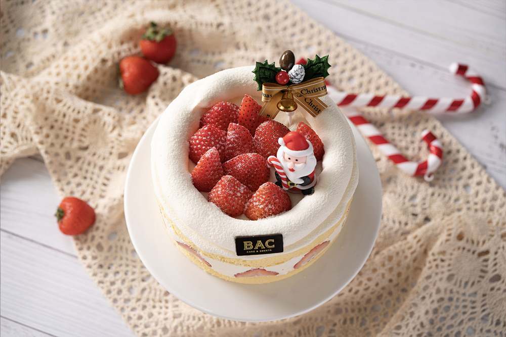香草卡士達草莓蛋糕／BAC／聖誕節／台灣