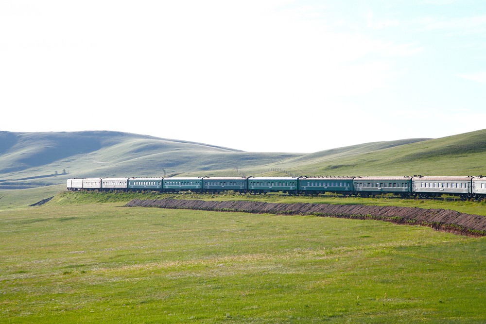 列車風景／蒙古