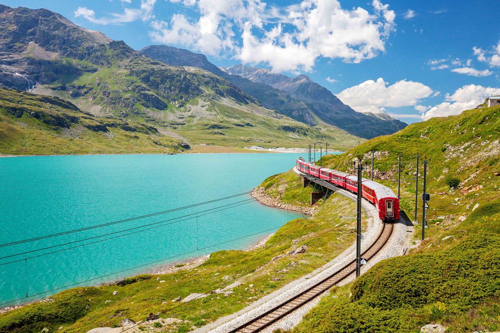 列車風景／瑞士