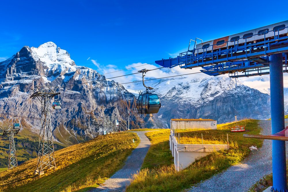 纜車風景／瑞士