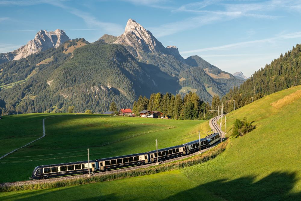 外觀／GoldenPass Express／跳軌式列車／瑞士