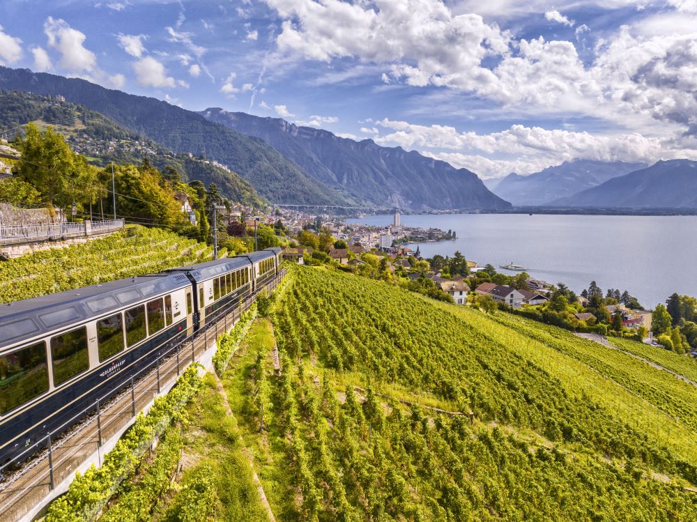 外觀／GoldenPass Express／跳軌式列車／瑞士