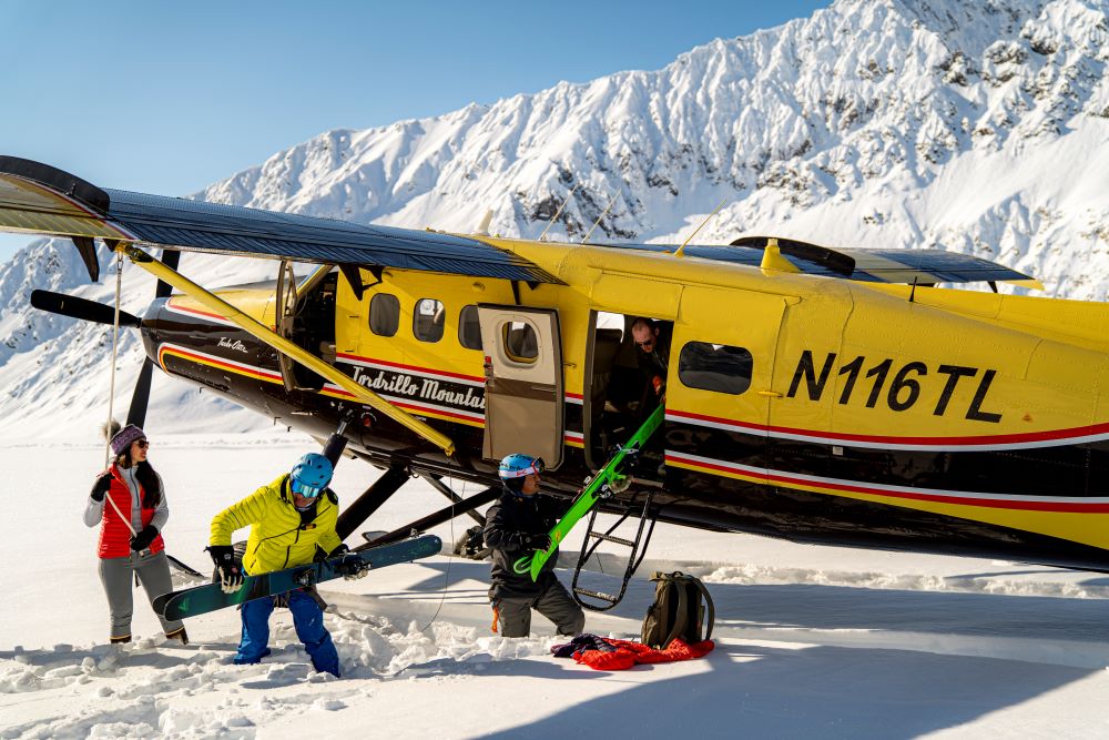 直升機滑雪體驗／托德里洛山旅館／飯店／阿拉斯加／美國