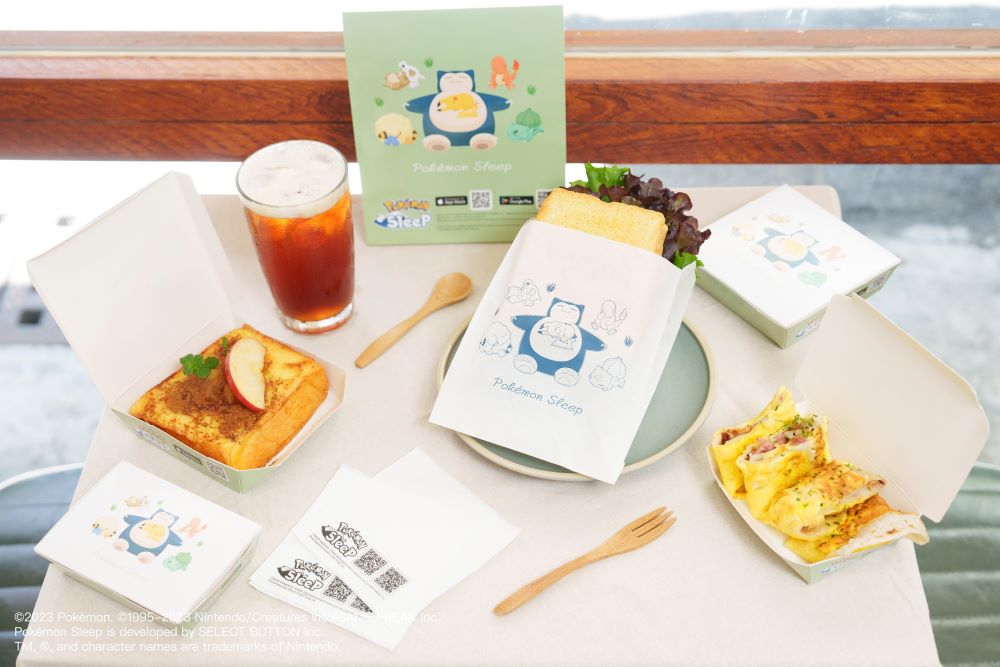 早餐紙盒／Pokémon Sleep／早餐店／寶可夢／台灣