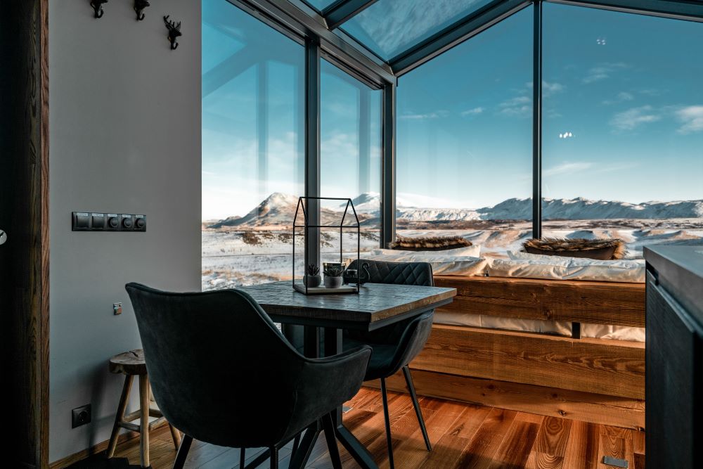 套房／內部空間／Panorama Glass Lodge／飯店／冰島