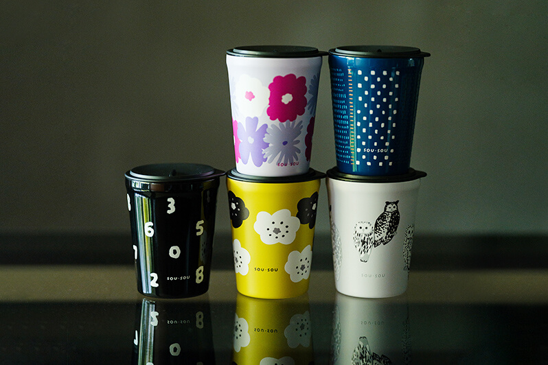讓人愛不釋手的環保不鏽鋼保溫杯！京都「SOU・SOU」附蓋保溫杯4種可愛款式登場