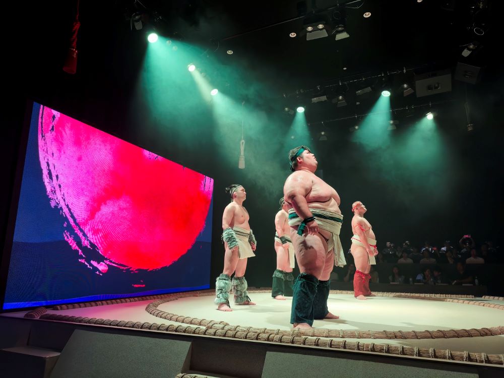 相撲表演／內部空間／THE SUMO HALL 日樂座 OSAKA／商場／大阪／日本