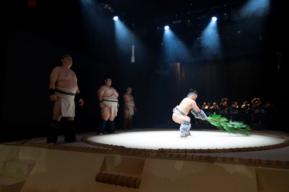 相撲表演／內部空間／THE SUMO HALL 日樂座 OSAKA／商場／大阪／日本