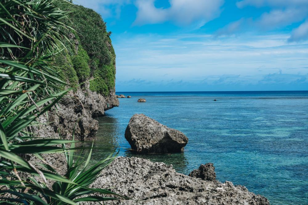 風景／海岸階梯／宮古島／沖繩／日本