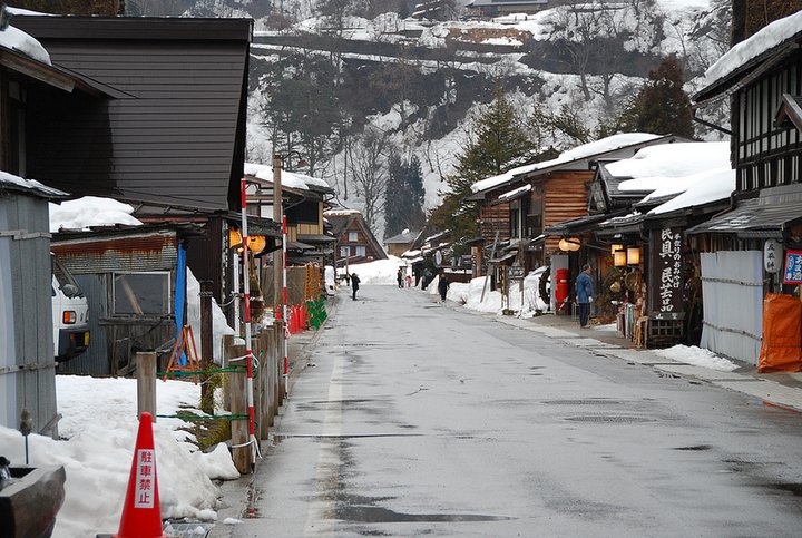 雪景／白川合掌村／日本