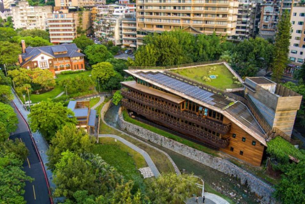 外觀／台北市立圖書館北投分館﻿／圖書館／台北