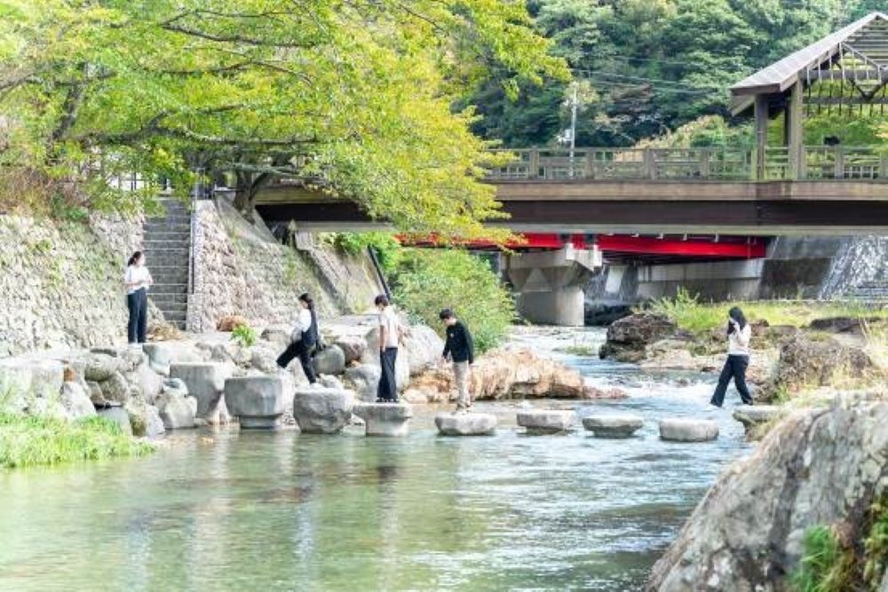 場景／日本長門湯本溫泉／溫泉／日本