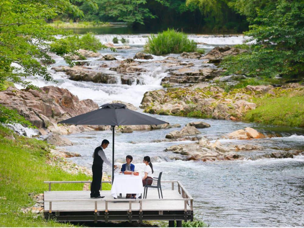 場景／日本長門湯本溫泉／溫泉／日本