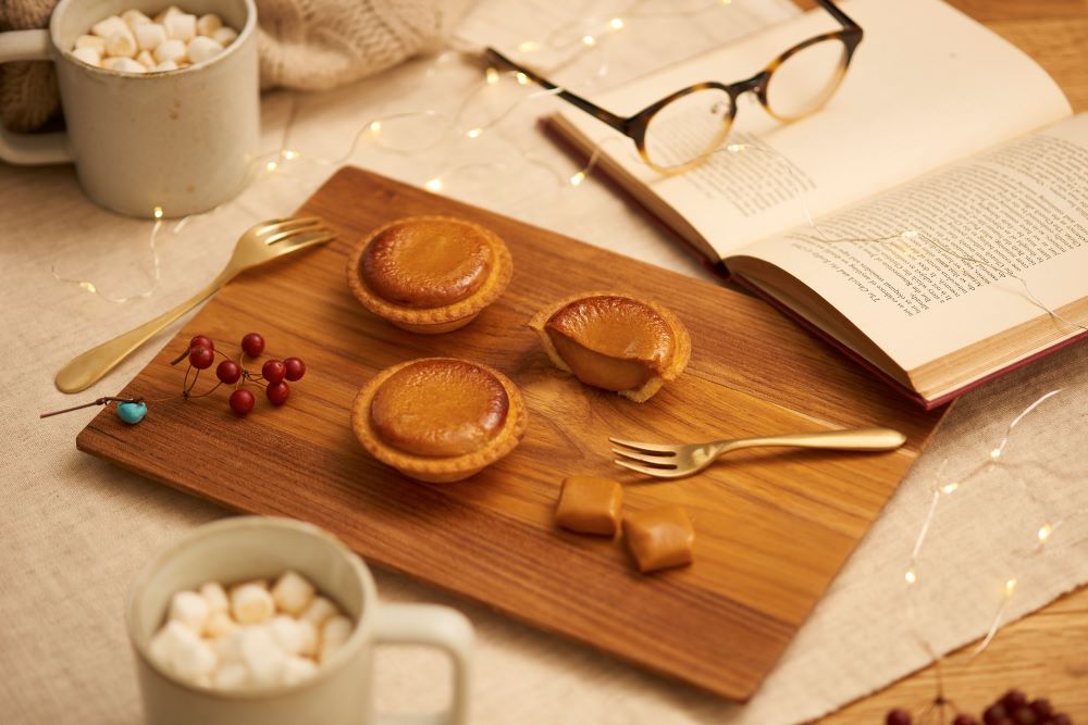 聯名甜點示意圖／BAKE CHEESE TART ╳ PRESS BUTTER SAND