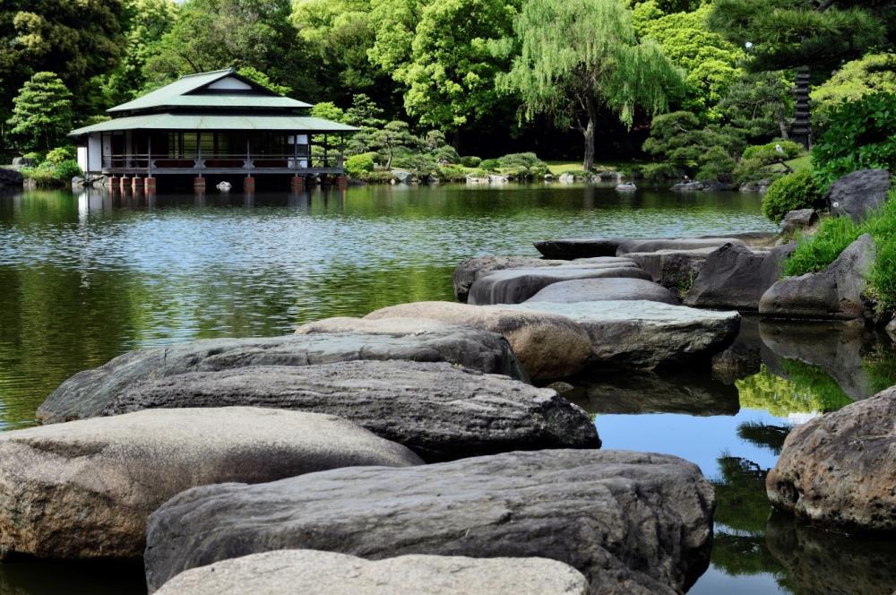 風景／清澄庭園／東京／日本