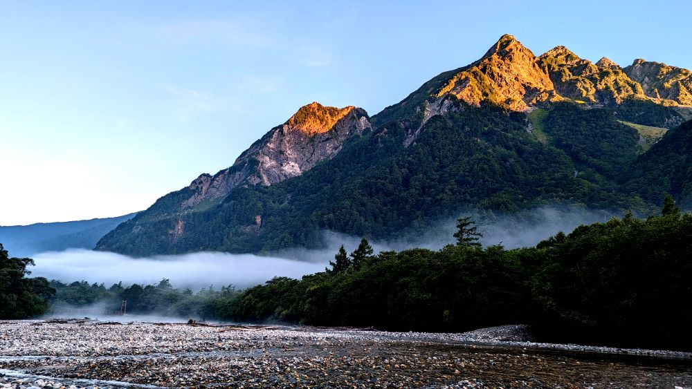 風景／明神岳／長野／日本