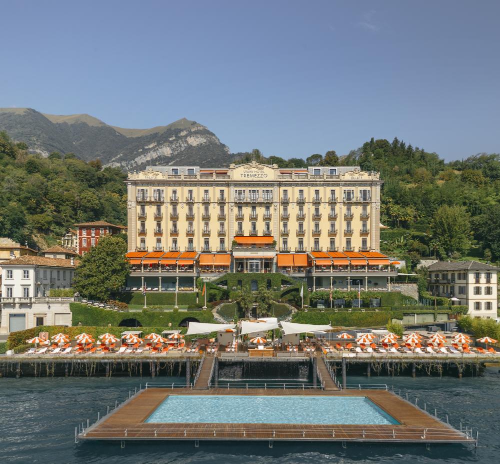 外觀／Grand Hotel Tremezzo／飯店／科莫湖／義大利