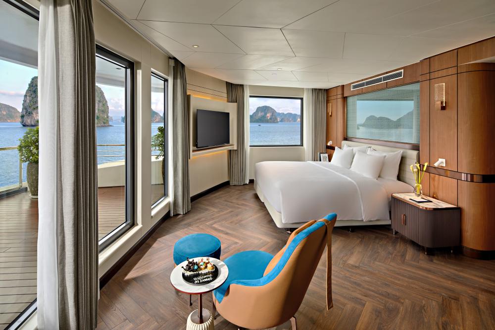套房/內部空間/Grand Pioneers Halong Bay Cruise/郵輪/下龍灣/越南