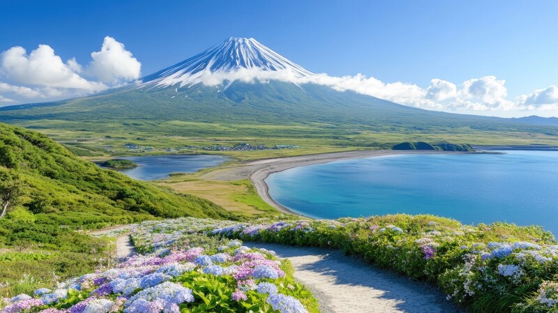 風景/富士山/日本