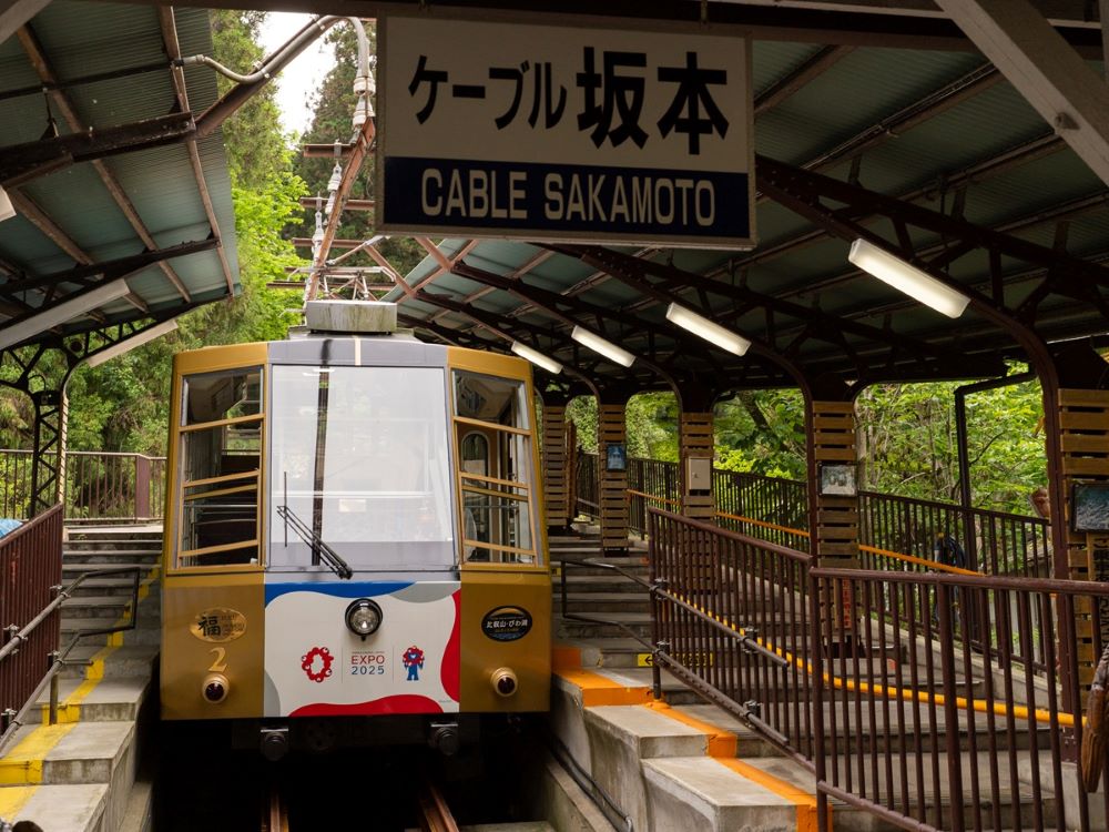 風景／纜車坂本站／京都／日本