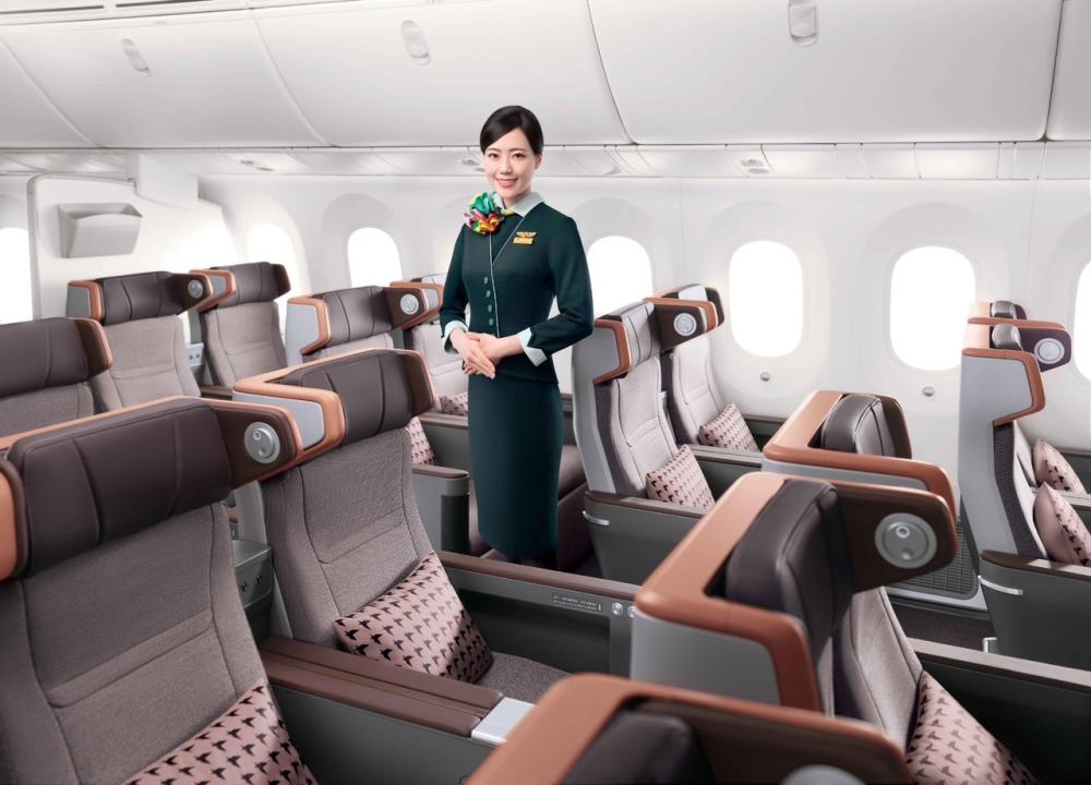 飛機內部空間/長榮航空