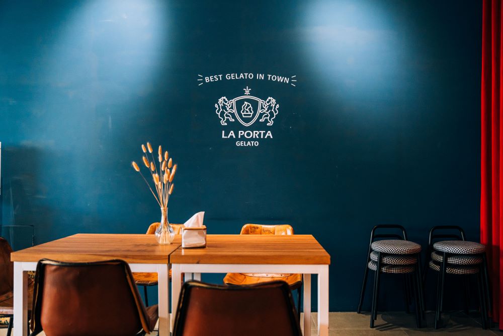 內部空間/La Porta 義式冰淇淋/冰淇淋店/台中