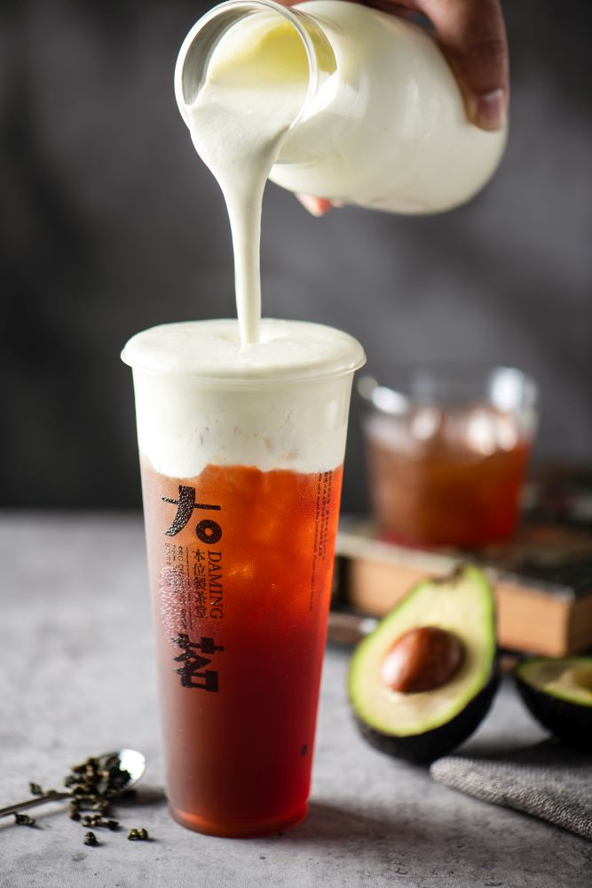 新品／酪梨奶蓋鐵觀音布丁店／新光三越台北南西店／台北