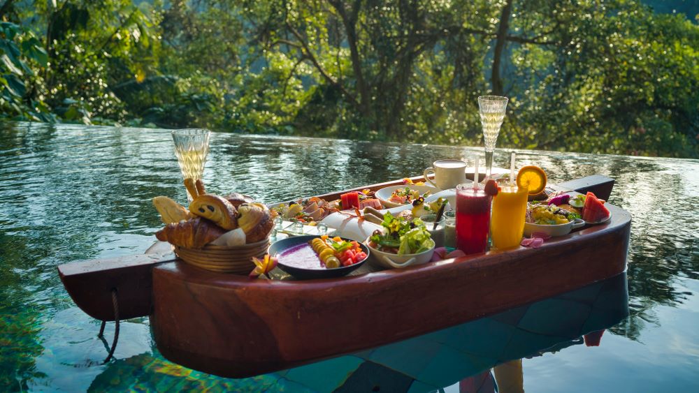 料理／Hanging Gardens of Bali／飯店／峇里島