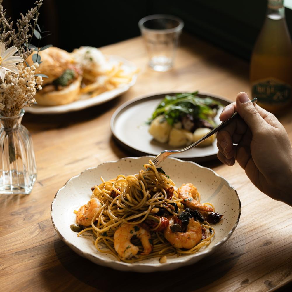除了牛肚包，餐廳的義大利麵料理亦展現主廚創意